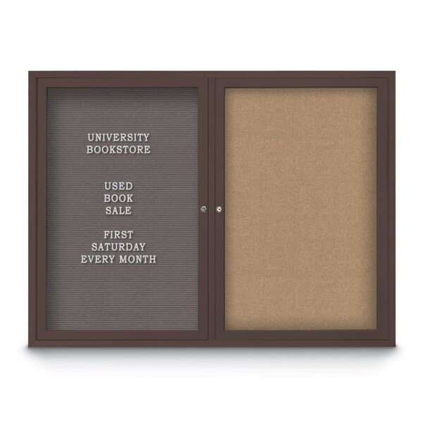Corkboard, Synthetic Forbo/Satin, 60"x 36"